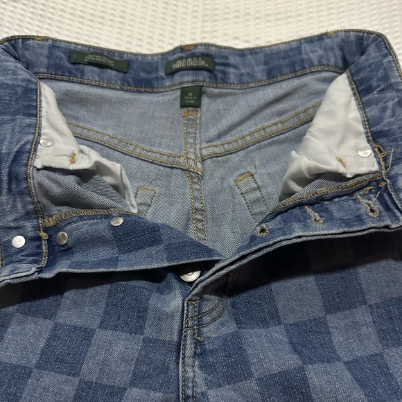 Wild Fable (Target) Checker Print Denim Jeans - Picture 4 of 4